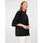 Футболка оверсайз унисекс T9, черная, размер XS/S