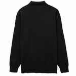 Рубашка поло мужская с длинным рукавом TERRAZZO, черная, размер S/M