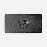 Значок SANGA MATTO, серый металлик