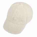 Бейсболка OBLAKO, утепленная, молочно-белая