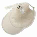 Бейсболка OBLAKO, утепленная, молочно-белая