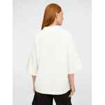 Футболка оверсайз унисекс T9, молочно-белая, размер XS/S