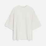 Футболка оверсайз унисекс T9, молочно-белая, размер XS/S