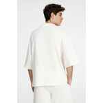 Футболка оверсайз унисекс T9, молочно-белая, размер XS/S