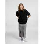 Футболка оверсайз унисекс SIDELINE, черная, размер XS/S