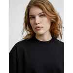 Футболка оверсайз унисекс SIDELINE, черная, размер XS/S