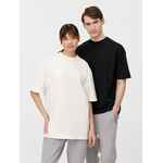 Футболка оверсайз унисекс SIDELINE, молочно-белая, размер XS/S