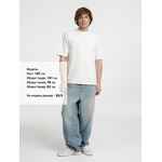 Футболка оверсайз унисекс SIDELINE, молочно-белая, размер XS/S