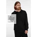 Свитшот оверсайз унисекс S6, черный, размер XS/S