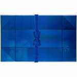 Коробка складная GALLANT, L, белая с синим