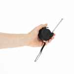 Рулетка METER PLAN, 5 м, черная с белым