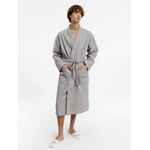 Халат вафельный KIMONO, светло-серый, размер M/L