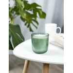 Ароматическая свеча VITRAL, дубовый мох и пачули, зеленая