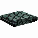 Плед SERPENTICA, черный с люрексом