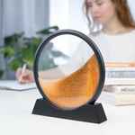 Песочная картина-антистресс PLEASANTVILLE, черная с оранжевым