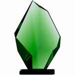 Стела CRISTALLINO, зеленая