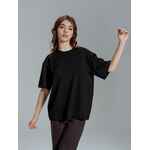 Футболка оверсайз KANGAS, черная, XS/S