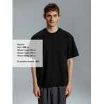 Футболка оверсайз KANGAS, черная, XS/S