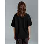 Футболка оверсайз KANGAS, черная, XS/S
