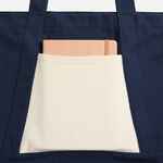 Шопер SHOPHOP, синий с неокрашенным