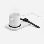 Беспроводное зарядное устройство с подогревом кружки HOT TASK, белое