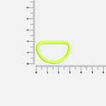 Полукольцо SEMIRING, L, желтый неон