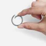 Карабин-кольцо CLAUS, L, серый