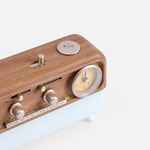 BLUETOOTH-колонка с беспроводной зарядкой, часами и подсветкой MULTIVERSE, VER.2