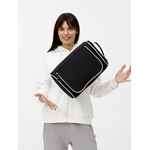 Сумка для обуви EQUIPEX, черная с белым