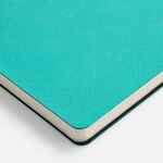 Ежедневник LUNGO, недатированный, бирюзовый