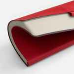 Ежедневник LUNGO, недатированный, красный