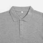 Рубашка поло унисекс TERVISE, серый меланж, размер S