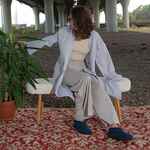 Домашние валенки CANT, темно-синие (индиго), размер 35