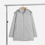 Куртка-парка унисекс SFERA, светло-серая, размер M