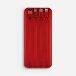 Аккумулятор OMNI QI 10000 мАч, VER.2, красный