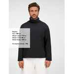 Лонгслив из бифлекса MORFISS, черный, размер M/L