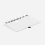 Блокнот на пружине STONE LINE, белый