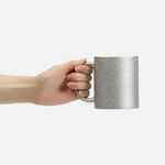 Кружка для сублимационной печати SAGREDO, серебристая