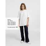 Футболка оверсайз унисекс LAVINIA, белая, размер XS/S