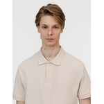 Рубашка поло унисекс PACIFIC, бежевая (льняная), размер S
