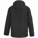 Куртка софтшелл с капюшоном мужская RACE MEN, черная, размер M