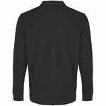 Рубашка поло унисекс с длинным рукавом PACIFIC LSL, черная, размер XS