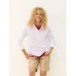 Рубашка поло унисекс с длинным рукавом PACIFIC LSL, белая, размер XS