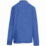 Рубашка поло унисекс с длинным рукавом PACIFIC LSL, ярко-синяя (ROYAL), размер M