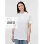 Рубашка поло унисекс PULSE, белая, размер S