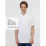 Рубашка поло унисекс PULSE, белая, размер XXL