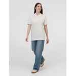 Рубашка поло унисекс PULSE, молочно-белая, размер S