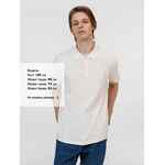 Рубашка поло унисекс PULSE, молочно-белая, размер S