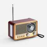 BLUETOOTH-колонка с радио LISTENBERG, коричневая