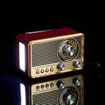 BLUETOOTH-колонка с радио LISTENBERG, коричневая